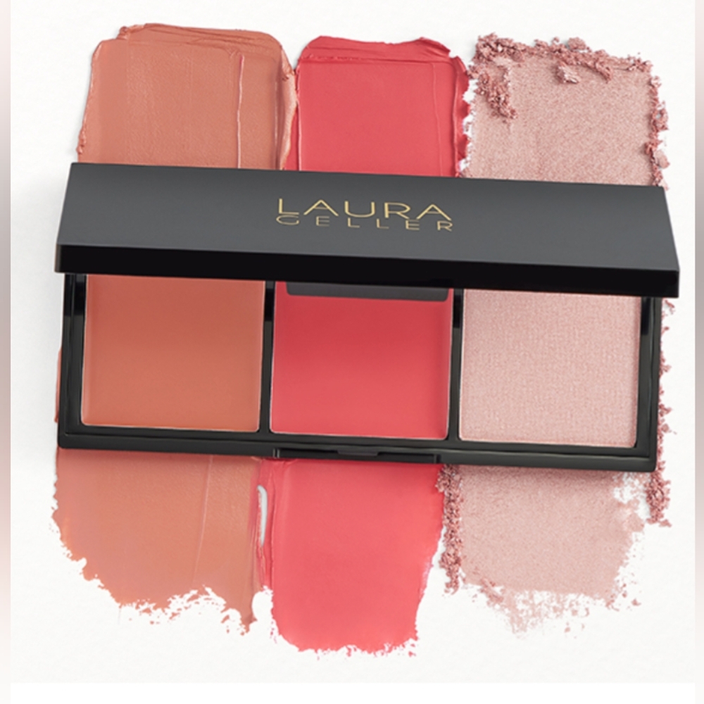 LAURA GELLER Multitasking Cream to Powder TrioColor: Meet the Pinks